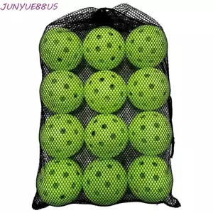 JUNYUE88US 74MM Pickleball, Màu sắc tươi sáng Hiệu suất tốt 40 lỗ Pickleball, Thi đấu 26g mỗi quả bóng Phụ kiện luyện tập bóng Pickleball tiêu chuẩn có tầm nhìn cao