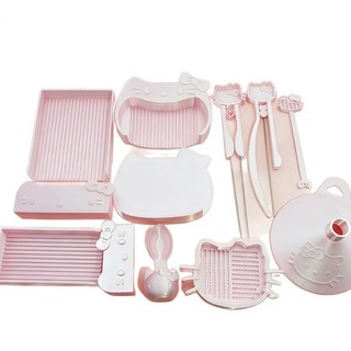 Bộ đồ chơi Kitty Cat kèm dụng cụ DIY mới: bút đậu, thìa đậu, giá đỡ bút WHHX