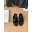 TT Phiên Bản Hàn Quốc Cross Strap Cover Toe Sandals Nữ Mùa Hè La Mã Giày Da Thật Chính Hãng Dép Đi Biển