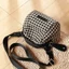 Túi đeo vai nhỏ nhẹ 2026 Houndstooth Túi đeo vai phong cách phương Tây thông thường Túi vỏ phù hợp Túi đeo vai cao cấp