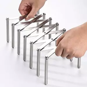 VFZ Nắp Nồi Ra Pan Nắp Người Tổ Chức Có Thể Thu Vào Có Thể Gập Lại Đĩa Thép Không Gỉ Đựng Món Ăn Kệ Bộ Đồ Ăn Bảo Quản Tiện Ích Nhà Bếp OTE