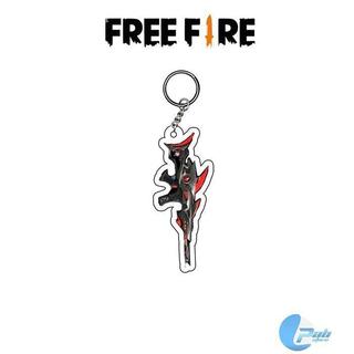 Free Fire - Gantungan Kunci Tema Senjata Berwarna-warni untuk Penggemar Game - gantung kunci ff sg ak ga