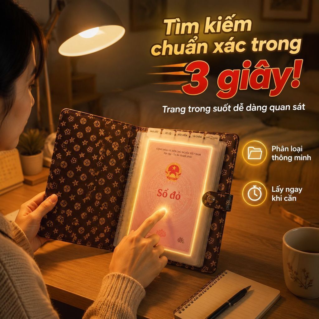 🔥Dung tích siêu lớn túi đựng tài liệu chống nước | Sổ lưu trữ tài liệu gia đình | Sổ tay sắp xếp tài liệu gia đình dạng