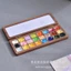 Bảng Màu Nước Màu Nước Bảng Màu Nước Sơn Bảng 24 Màu 1ML Lưới Đóng Gói Phụ Mini Sắc Tố Hộp Gỗ Handmade X5IF