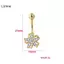 LUImo Chống Thấm Nước Thép Không Gỉ Tòn Tòn Ten Bụng Nút Nhẫn Chống Rỉ Rốn Xuyên Trang Sức Cho Mùa Hè Đi Biển SBS