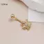 LUImo Chống Thấm Nước Thép Không Gỉ Tòn Tòn Ten Bụng Nút Nhẫn Chống Rỉ Rốn Xuyên Trang Sức Cho Mùa Hè Đi Biển SBS