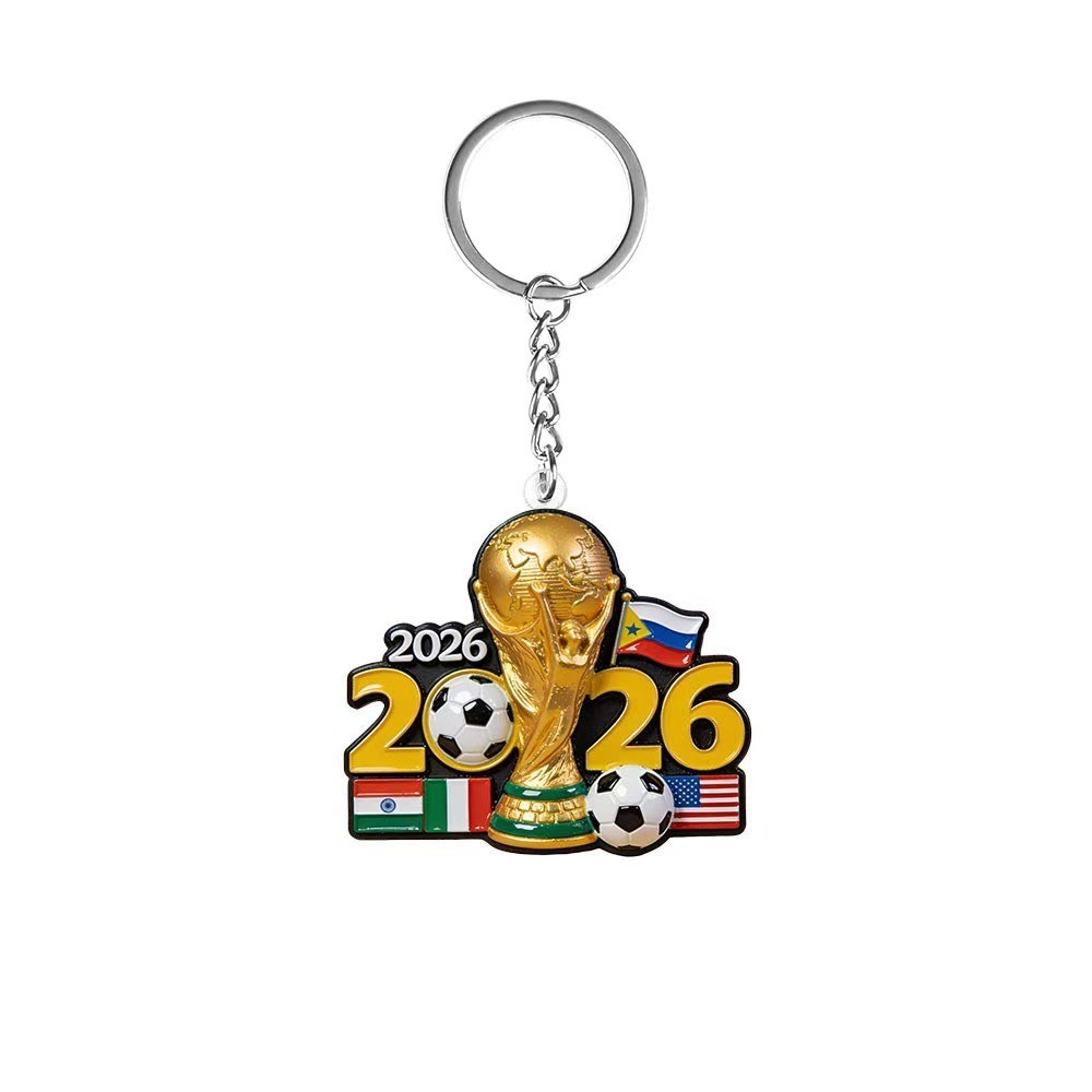 Móc Khóa FIFA World Cup 2026 BL158 Charm Treo Balo Phụ Kiện Lưu Niệm Thể Thao
