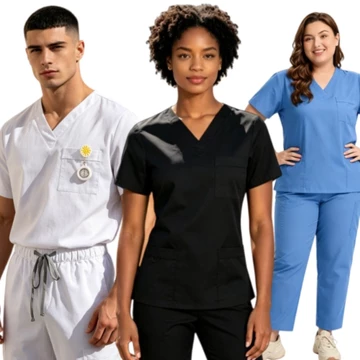 Bộ tẩy tế bào chết y tế Unisex, Đồng phục y tá nhiều túi, Quần áo bảo hộ lao động thoáng khí cho phòng khám, Dent