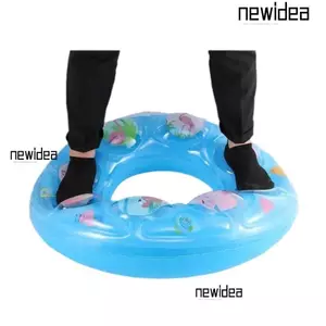 Vòng nổi NEWIDEA, Vòng bơi bơm hơi hoạt hình, PVC hai lớp chất lượng cao Bảo quản cuộc sống nách Bể bơi nước bãi biển