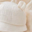Mũ chống nắng cho bé BRABRAA, Mũ chống nắng Cotton Panama 3-12M Muslin, Mũ trẻ sơ sinh mềm Mũ trẻ em có tai Mũ xô sơ sinh có thể điều chỉnh Chơi ngoài trời