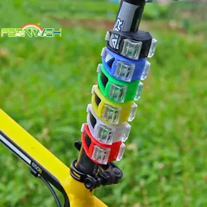 Đèn Xe Đạp Đèn Ếch Thế Hệ 6 AG10 Pin Đèn Silicon Đèn Led Xe Đạp Ếch Đèn Cảnh Báo Phụ Kiện Đi Xe [MỚI]