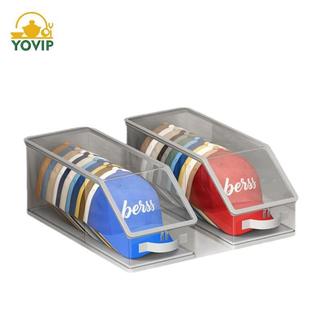 YOVIP Rõ Ràng Có Thể Gập Lại Mũ Bóng Chày Hộp Bảo Quản Staable Chống Bụi 12 Mũ Dung Tích Cho Tủ Quần Áo Tiết Kiệm Không Gian 1 VN