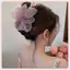 JRP 1 Lưới Nơ Kẹp Nữ Đuôi Ngựa Bím Tóc Vuốt Kẹp Cô Gái Thanh Lịch Kẹp Tóc Phụ Kiện Tóc Quà Tặng Mũ Đội Đầu JRP