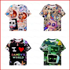BH2 Dandy 's World Áo thun ngắn tay mùa hè Meow hoạt hình dễ thương tee HB2