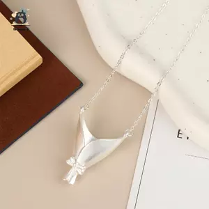 Mặt dây chuyền gói bó hoa hợp thời trang Nelace Hoa nhỏ có thể được chèn Choker nữ Dây chuyền xương đòn thời trang Quà tặng trang sức nữ Mới