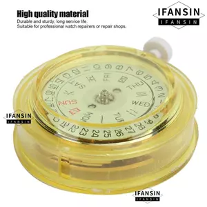 Phong trào đồng hồ FANSIN Cal.8205, Lịch kép Vàng 3 tay Phong trào ngày hai tay, Phụ tùng chuyển động đồng hồ kim loại cho mặt số đồng hồ 8205 & sửa đổi tân trang