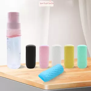 ITRUMPET 3 Vỏ Chai Silicon, Chống Rò Rỉ Đàn Hồi, Hộp Đựng Du Lịch Ngoài Trời Chống Bụi Chống Rò Rỉ Vỏ Bảo Vệ Đồ Cắm Trại