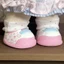 10cm Quần Áo Bé 20CM Cotton Búp Bê Tất Sọc Búp Bê Búp Bê Phụ Kiện Thay Thế Phụ Kiện Đan