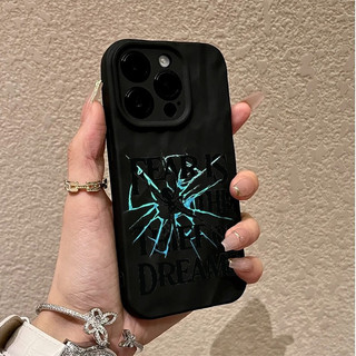 Dark Street Style Spider Thích hợp cho iPhone 17 Kết cấu xếp li Vỏ mềm XR 12 Pro 16 Pro 15 Pro Max 11 Pro 13 Pro Max XS Max 17 Pro 14 Silicone Matte Chống trượt