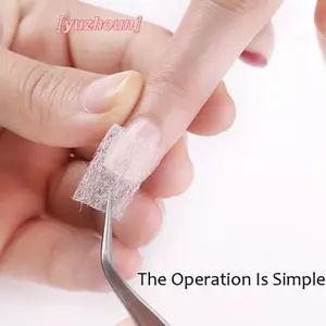 10 / 20 Chiếc Sợi Thủy Tinh Lụa Cho Móng Tay Dạng Nối Dài Lụa Không Dệt UV Gel Sợi