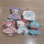 PS1 Sanrio Kuromi Cinnamoroll Hello Kitty Plushie Ghost Cape Sang Trọng Móc Khóa SP1