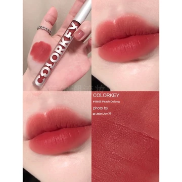 son bóng chính hãng son bóng Colorkey Kolaqi Air Lip Glaze Velvet Matte 608 Son môi Bán chạy Danh sách b605 Bùn môi bão hòa thấp Nữ