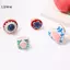 LUImo Vòng Trái Tim Nhỏ Giọt Dầu Nhẫn Vintage Hình Học Phong Cách Không Dị Ứng Trang Sức Dành Cho Nữ Lễ Hội Quà Tặng SBS