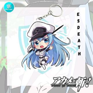 Keychain Acrylic Anime Akame Ga Kill - Akame, Esdeath Ganci Anime Akrilik - Akame