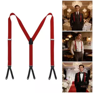Excila Retro Suspenders Thiết kế thoải mái Dây đeo quần cho các dịp khác nhau
