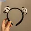 Bluelover Hoạt Hình Dễ Thương Gấu Trúc Sang Trọng Cho Nữ Rửa Mặt Công Viên Giải Trí Ngộ nghĩnh Và Sáng Tạo Cho Vườn Thú Phụ Kiện Tóc Mới