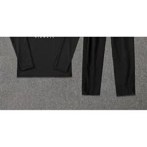 Half Zipper Soccer Suit Set Men's Outdoor Sports Same Style Costume Training Wear Sports Running Quick Drying Clothes Long Sleeve zUjg