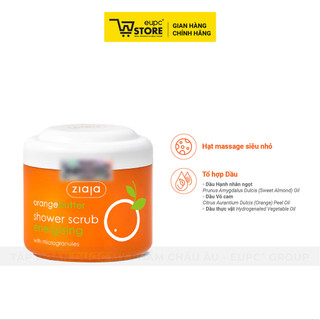 Tắm Tẩy Tế Bào Chết Hạt Siêu Nhỏ Sáp Cam Ziaja 200ml Thích Hợp Với Mọi Loại Da EUPC STORE
