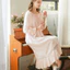 Váy Ngủ Nữ Retro Vintage Trắng Váy Ngủ Nữ Rời Váy Ngủ Thường Ngày