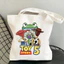 HT3 Câu Chuyện Đồ Chơi 5 Túi Xách Woody Buzz Lightyear Túi Vải Hoạt Hình Ngọt Ngào Dung Tích Lớn In Hình Túi Bảo Quản TH3