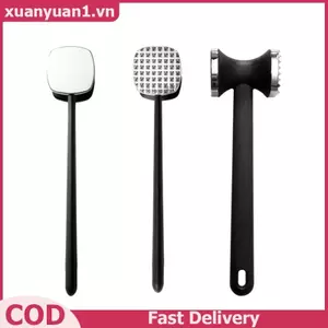 XUAN Bít tết Búa Mallet Hợp kim kẽm hai mặt Máy làm mềm thịt Pounder Tối đa hóa hương vị thực phẩm Búa thịt Bít tết Nấu thịt VN
