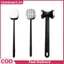 XUAN Bít tết Búa Mallet Hợp kim kẽm hai mặt Máy làm mềm thịt Pounder Tối đa hóa hương vị thực phẩm Búa thịt Bít tết Nấu thịt VN