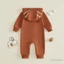 Áo Hoodie bé trai áo liền quần họa tiết bóng bầu dục Dây kéo dài tay áo liền quần mùa thu