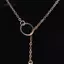 AqToCna Nữ Cá Tính Đơn Giản Tuyệt Đẹp Thanh Vàng Vòng Tròn Lariat Nelace Trang Sức AqToCna