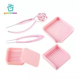 5 Chiếc 2.6 Mm Hạt Mini Dụng Cụ Bộ Muỗng Aligner Để Thủ Công Nhíp Kim Đôi
