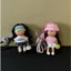 Niche Vinyl Mini Small Potatoes Doll Bag Decoration Pendant Cute Doll Keychain Bag Hanging S9W0