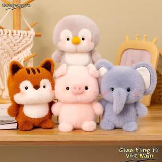Gối Thú Nhồi Bông CORESSPACE, Búp Bê Đồng Hành Sang Trọng Gấu, Thời Trang Siêu Mềm 16cm Voi Động Vật Sang Trọng Bàn Đồ Chơi