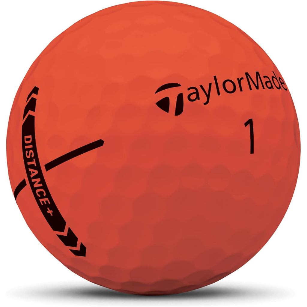 Bóng golf TaylorMade TMJ25 Distance+ mẫu 2025 – màu vàng, trắng và nhiều màu.