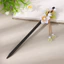 WHX-Antique Kẹp Tóc Tua Rua Bước Bập bênh Kẹp Tóc Bằng Gỗ Giả Mun Mũ Đội Đầu Kẹp Tóc Trung Quốc