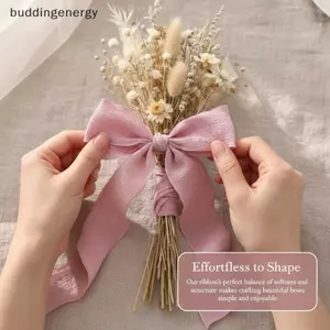 {BUDDI} Ruy băng voan đuôi cá 10 thước sợi xếp ly viền sóng 2,5cm để gói quà thủ công Trang trí tiệc DIY {buddingenergy}