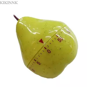 KIKIN 60 Phút Hẹn Giờ Hình Quả Lê Có Gió Bằng Tay Cho Thời Gian Chính Xác Trong Nhà Bếp Và Học Tập Không Cần