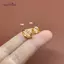 AqToCna 1 Cặp Thời Trang Đơn Giản Nhỏ Vòng Bông Tai Dành Cho Nữ Sáng Bóng Zircon Vòng Tròn Xương Tai Trang Sức Móng Tay AqToCna