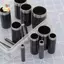 Đấm lỗ tròn 15 kích cỡ (1-15mm), Bộ dụng cụ cắt lỗ rỗng có hộp đựng, đục lỗ bằng da, Máy cắt khuôn thủ công bằng da ELWW