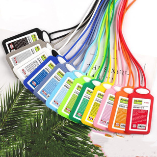 Huy Hiệu Tích Hợp Silicon Giấy Phép Làm Việc Dây Đa Thẻ Huy Hiệu Thương Hiệu Xe Buýt Sinh Viên Đựng Thẻ Bữa Ăn Thẻ Làm Việc ATF6