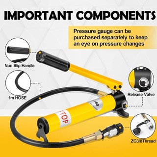 Bộ Kìm Ép Cáp Thủy Lực Chuyên Dụng FYQ-400 FYQ-500 | Đầu Ép 16-500mm² + Bơm Tay CP-180