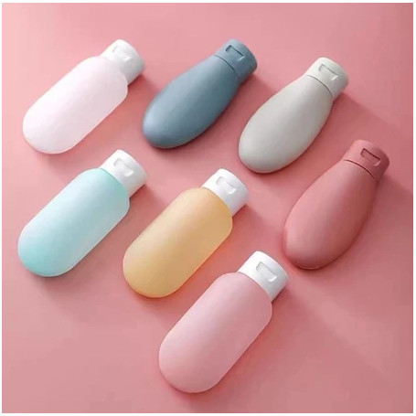 (SET 3 lọ) Lọ chiết mỹ phẩm dầu gội sữa tắm 60ml tiện lợi chất liệu nhựa dẻo siêu bền
